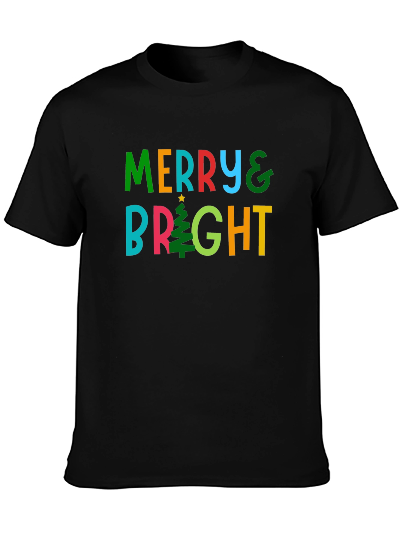 Merry & Bright Christmas T-Shirt