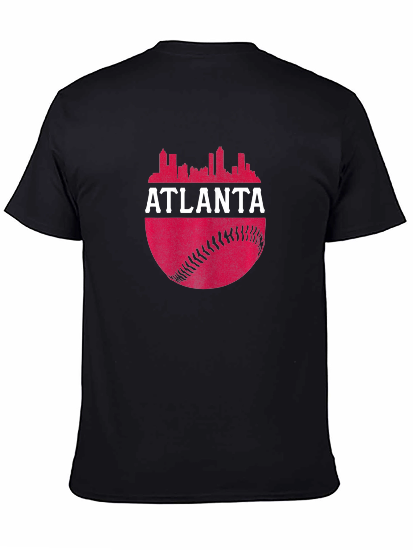 Atlanta Skyline Baseball T-Shirt