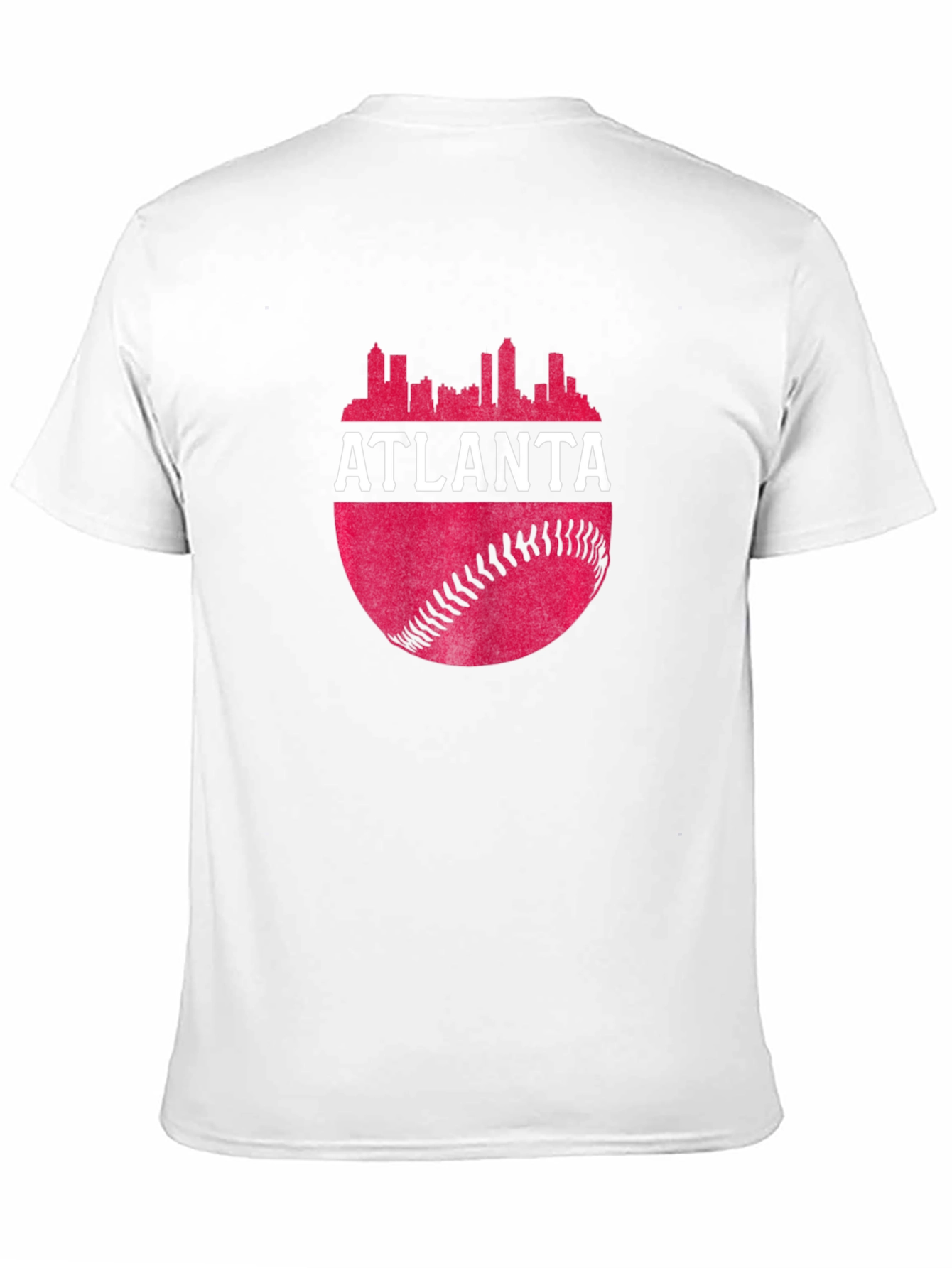 Atlanta Skyline Baseball T-Shirt