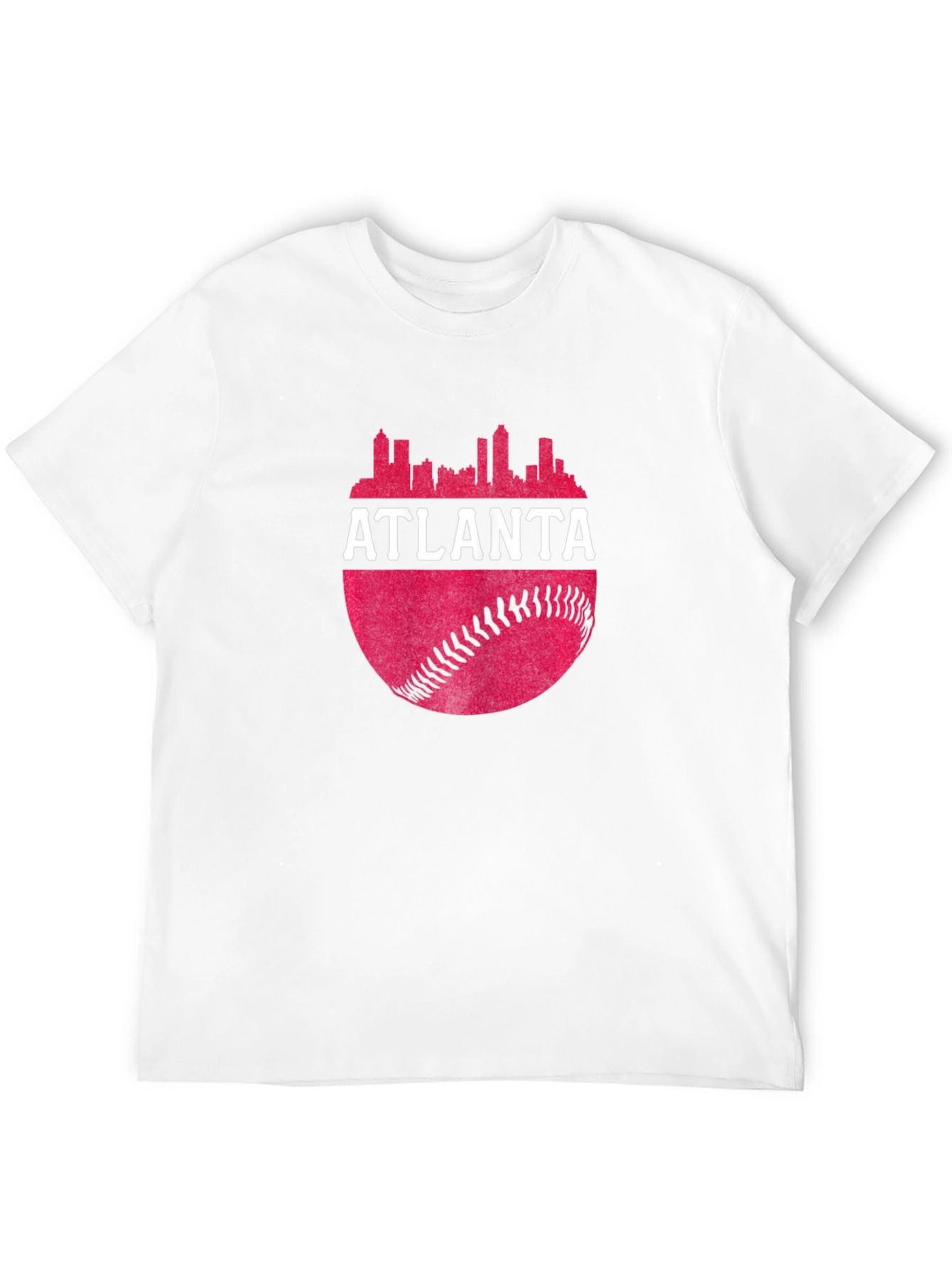 Atlanta Skyline Baseball T-Shirt
