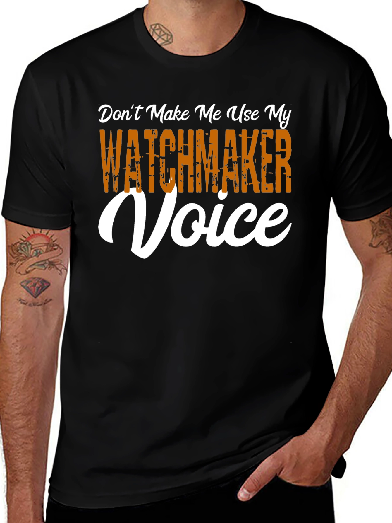 Watchmaker Voice T-Shirt - Funny Occupation Tee
