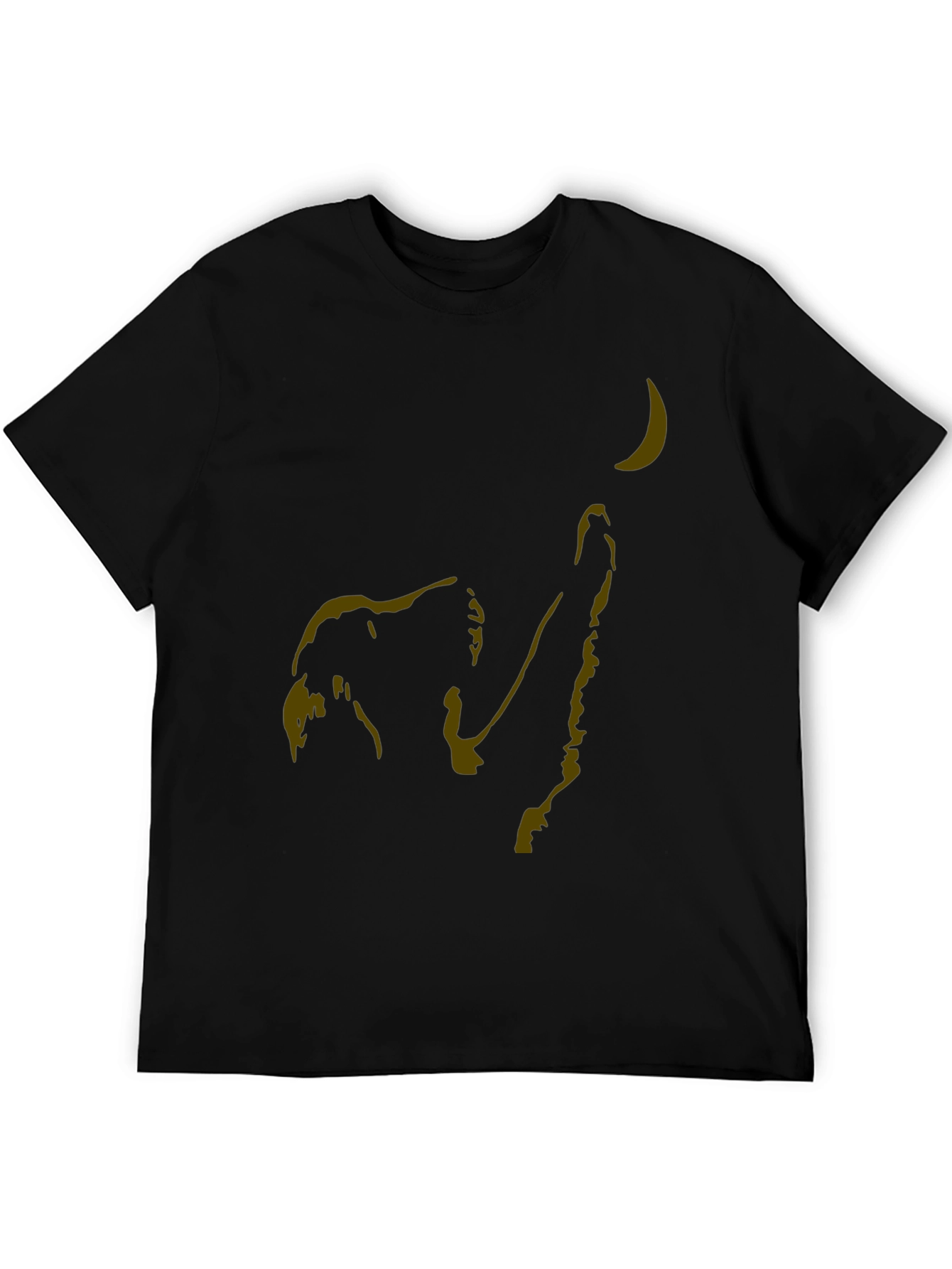 Elephant Reaching for Moon Graphic T-Shirt