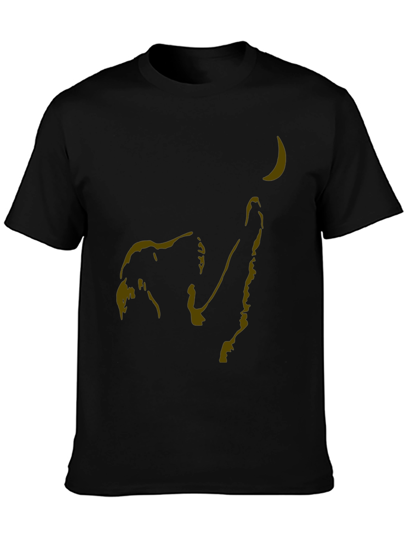 Elephant Reaching for Moon Graphic T-Shirt