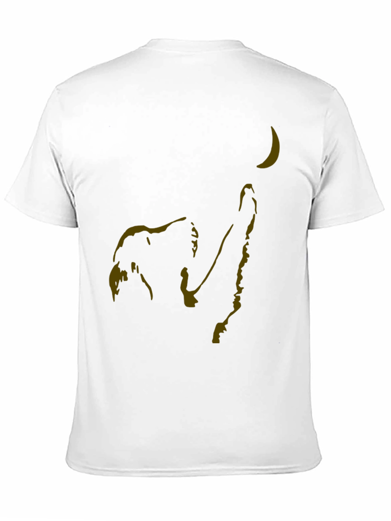 Elephant Reaching for Moon Graphic T-Shirt