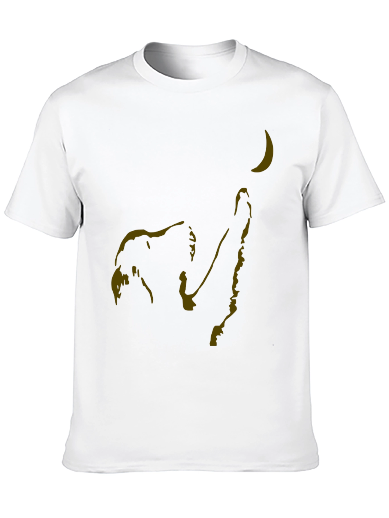 Elephant Reaching for Moon Graphic T-Shirt