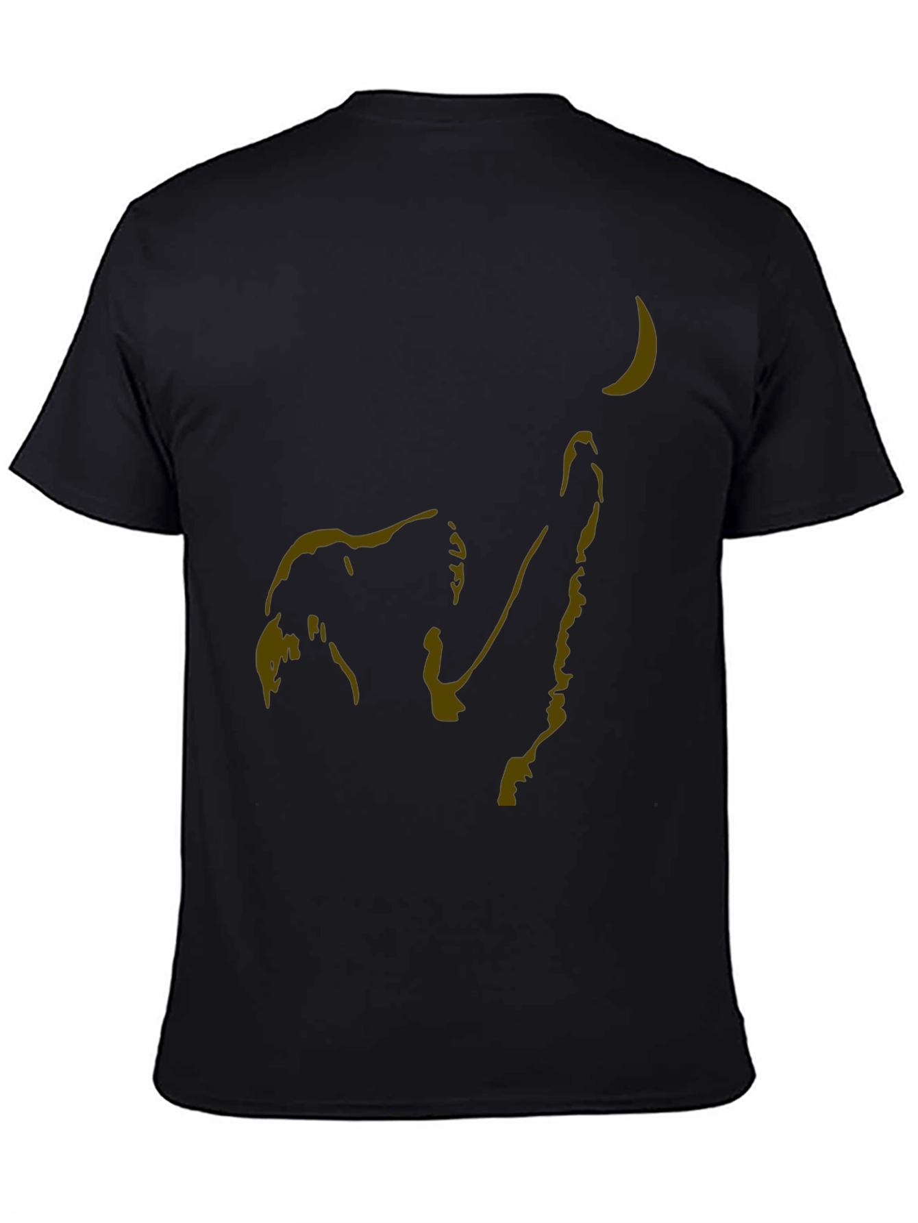 Elephant Reaching for Moon Graphic T-Shirt