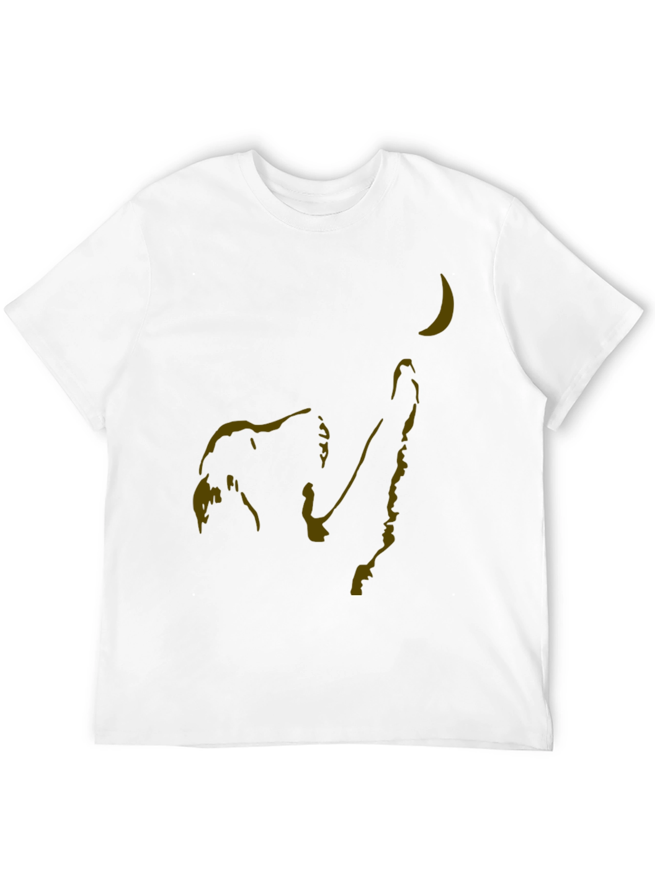 Elephant Reaching for Moon Graphic T-Shirt
