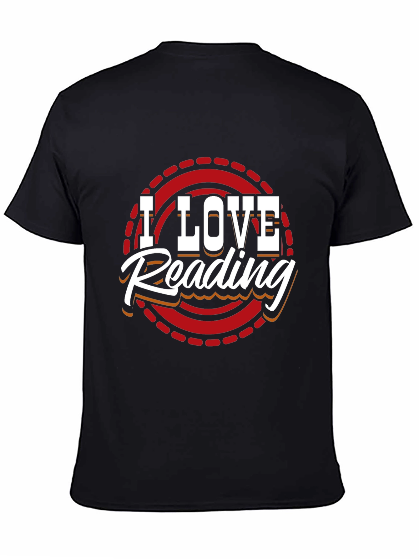 I Love Reading Graphic Tee - Unisex Black T-Shirt