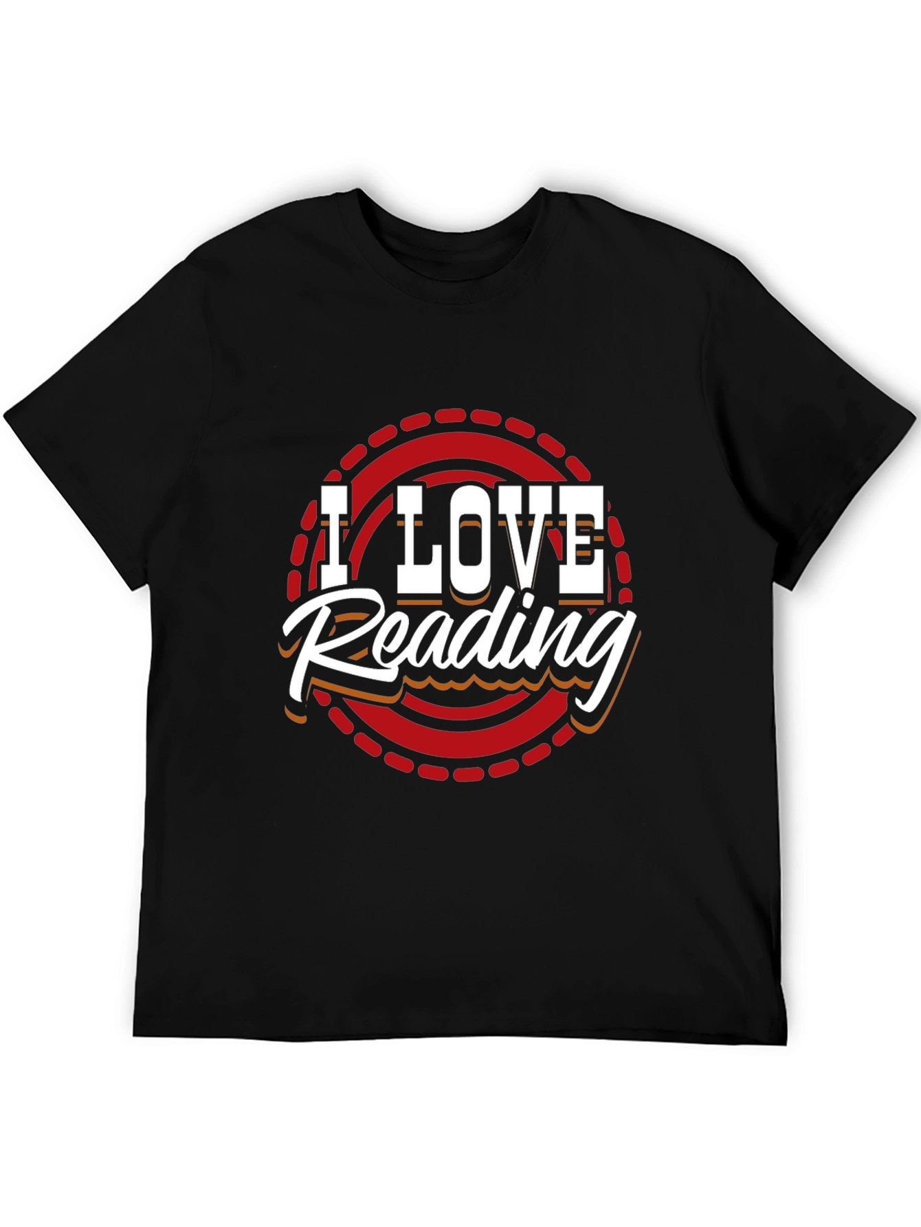 I Love Reading Graphic Tee - Unisex Black T-Shirt
