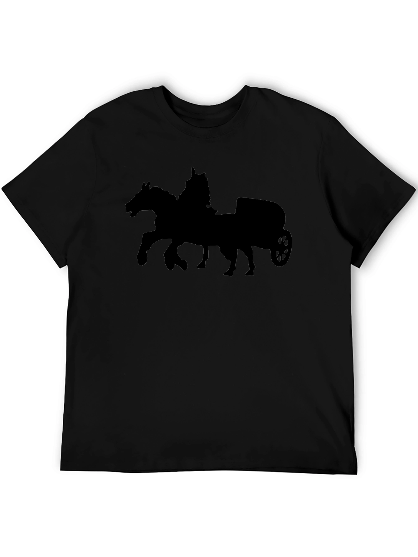 Chariot T-Shirt - Black Cotton Tee