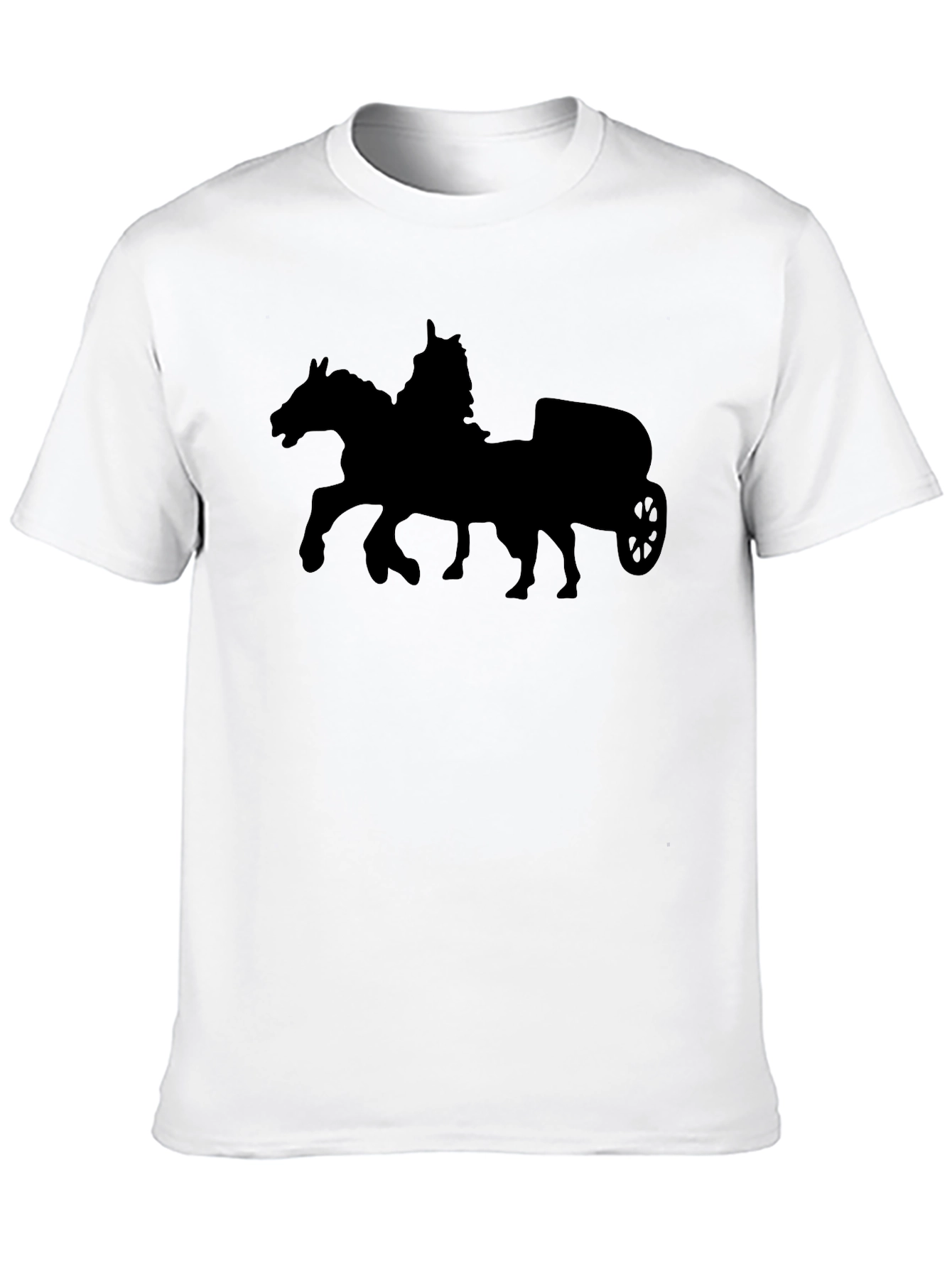 Chariot T-Shirt - Black Cotton Tee