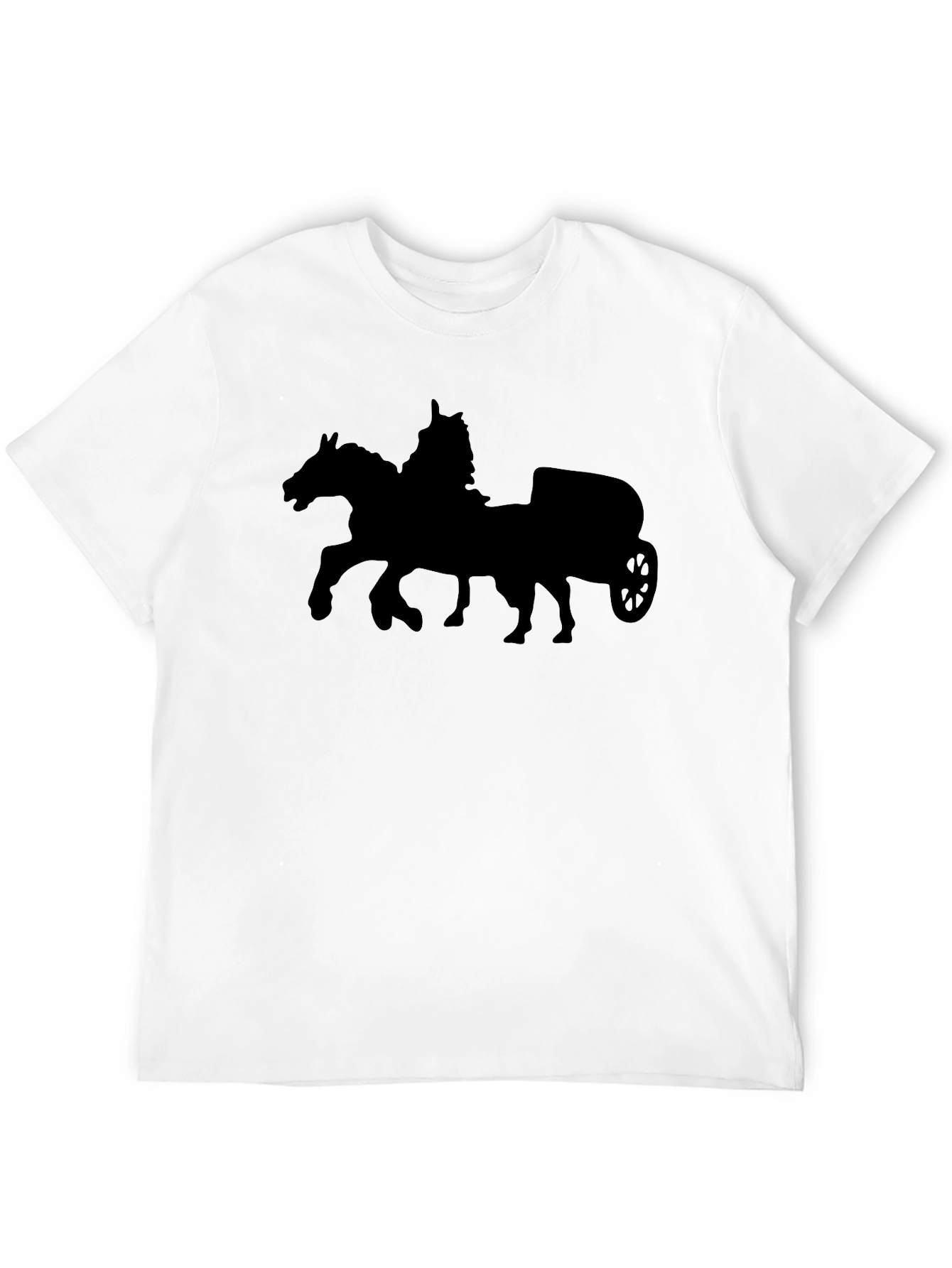 Chariot T-Shirt - Black Cotton Tee