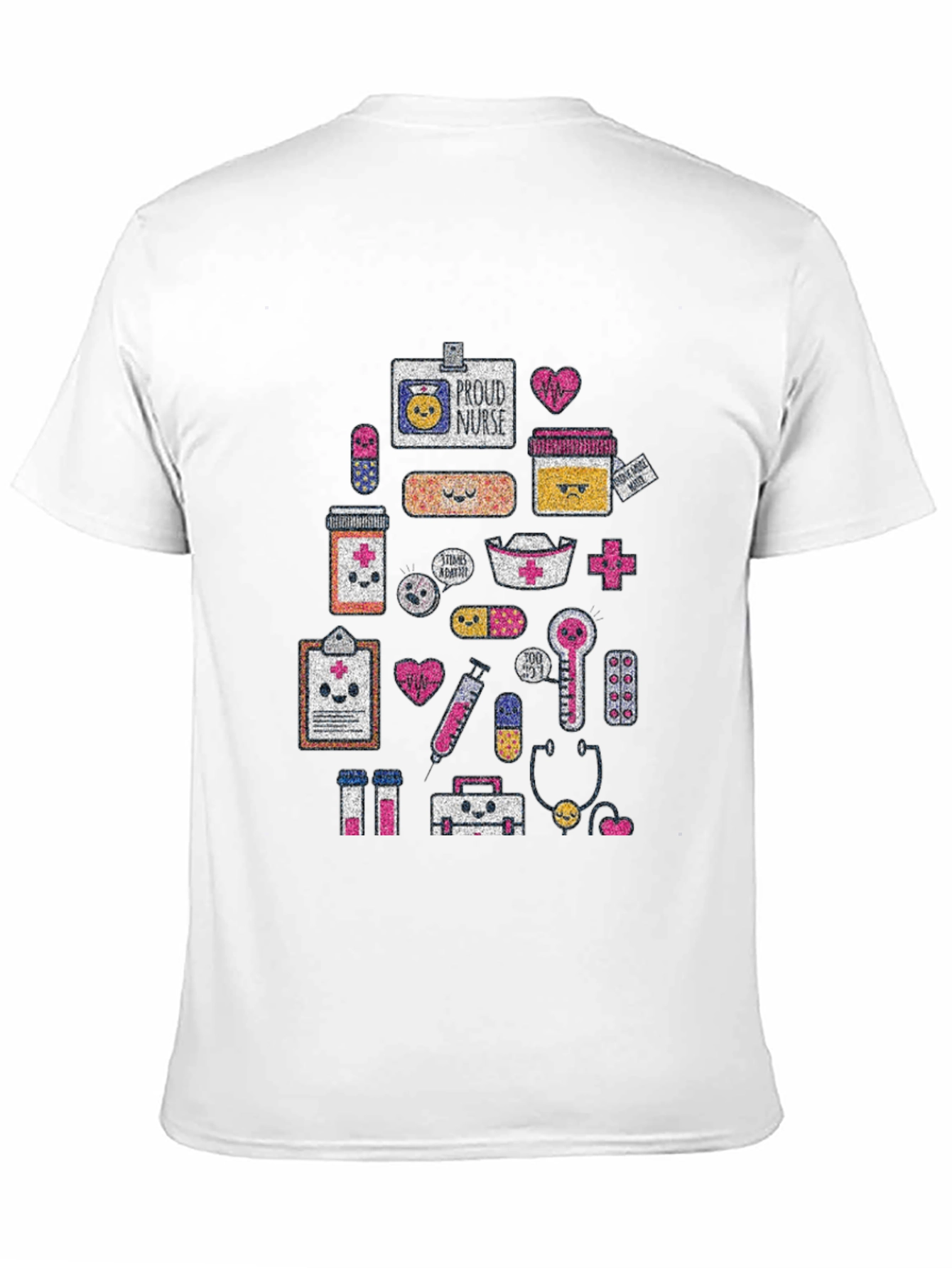 Kawaii Nurse Life Black T-Shirt