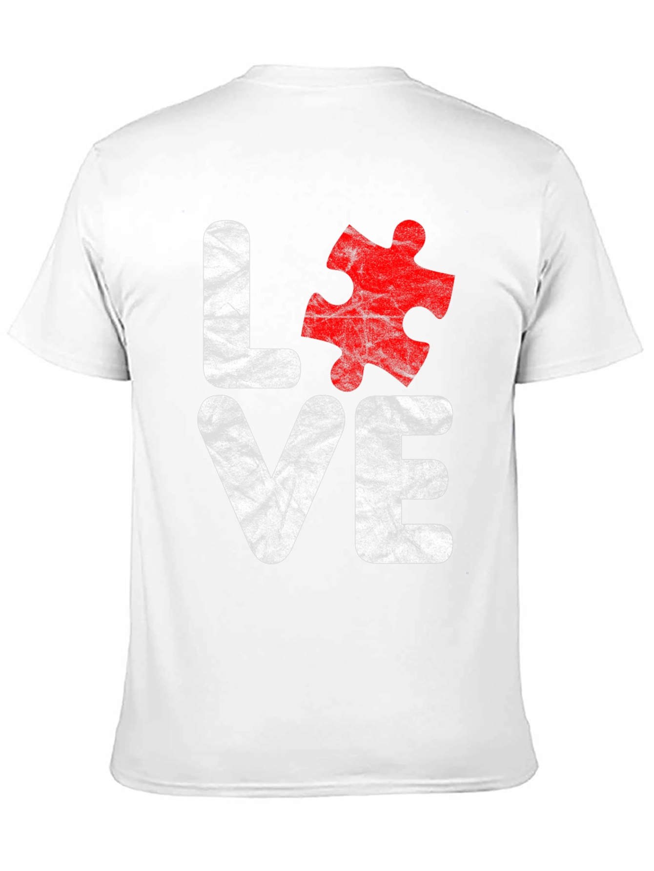 Love Autism Awareness T-Shirt Puzzle Piece
