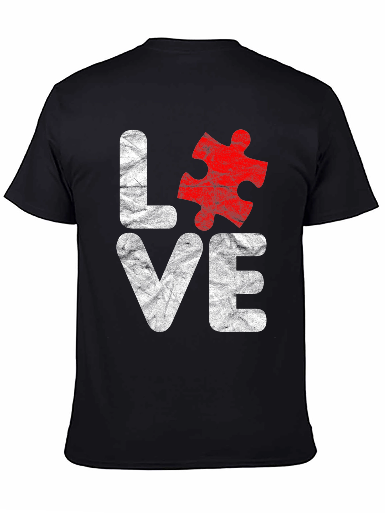 Love Autism Awareness T-Shirt Puzzle Piece