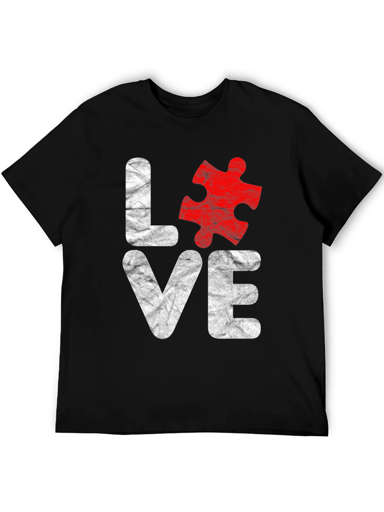 Love Autism Awareness T-Shirt Puzzle Piece