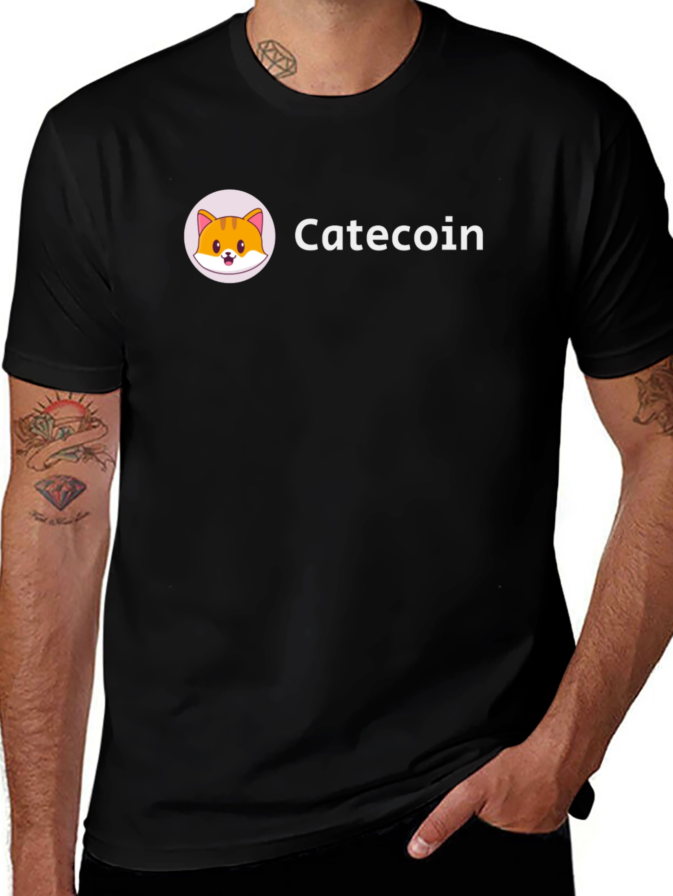 Catecoin T-Shirt - Crypto Fashion