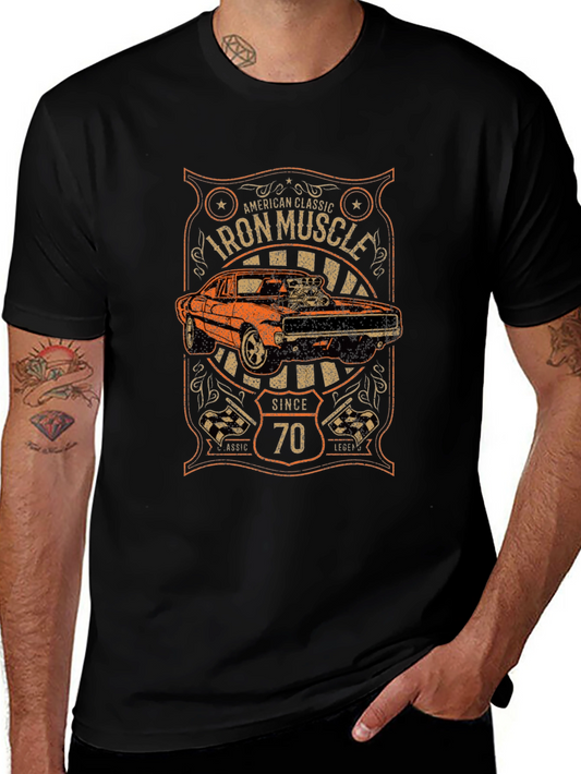 Iron Muscle Car Since 70 T-Shirt
