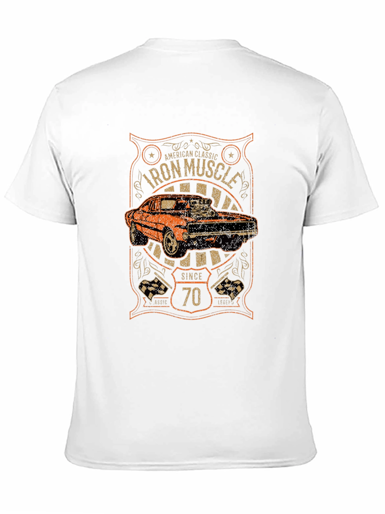Iron Muscle Car Since 70 T-Shirt