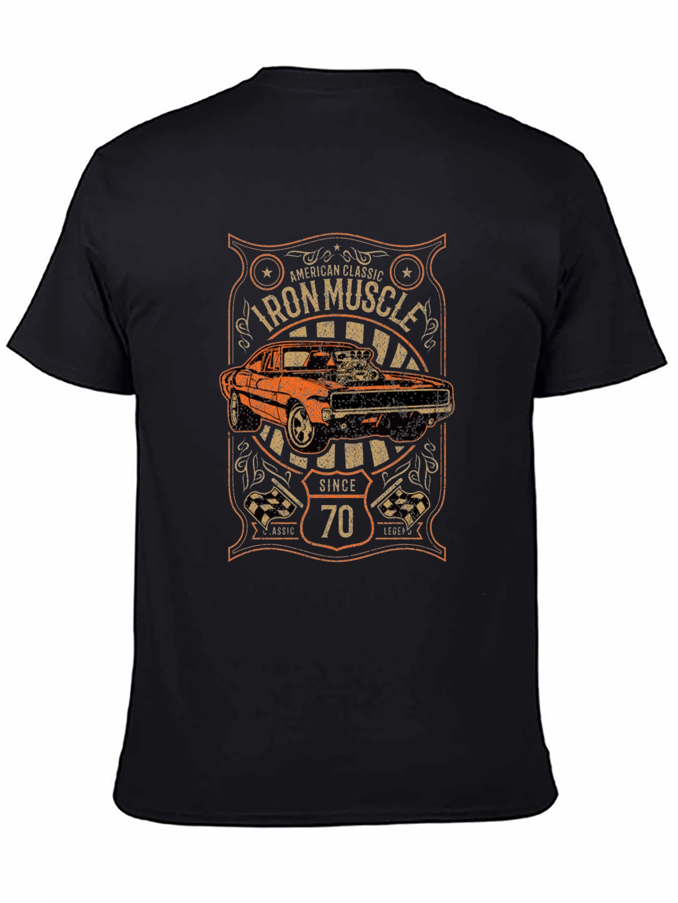 Iron Muscle Car Since 70 T-Shirt