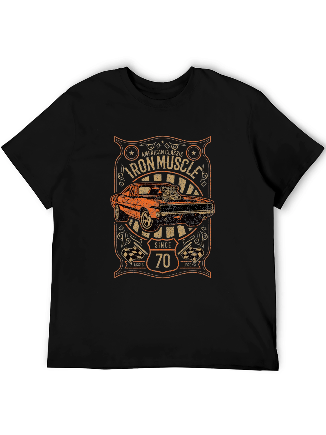 Iron Muscle Car Since 70 T-Shirt