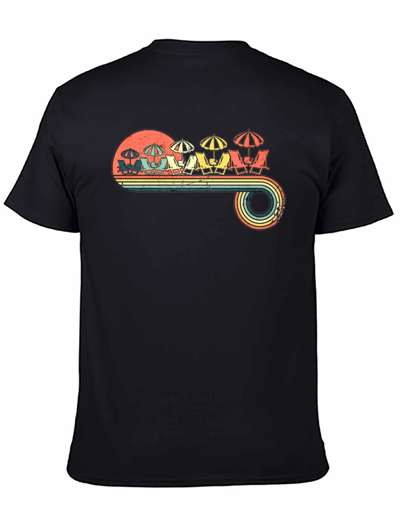 Retro Beach Scene T-Shirt