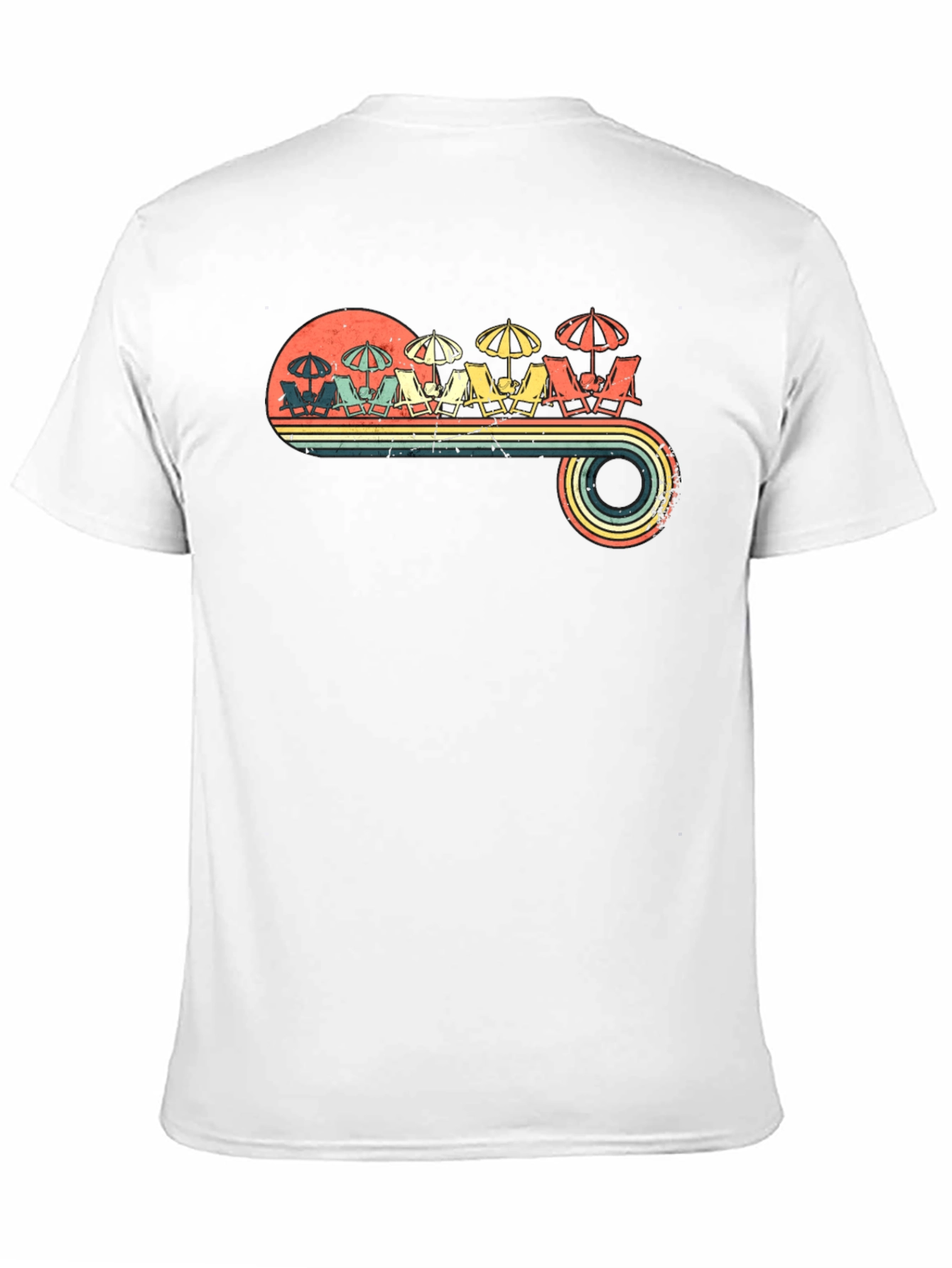 Retro Beach Scene T-Shirt