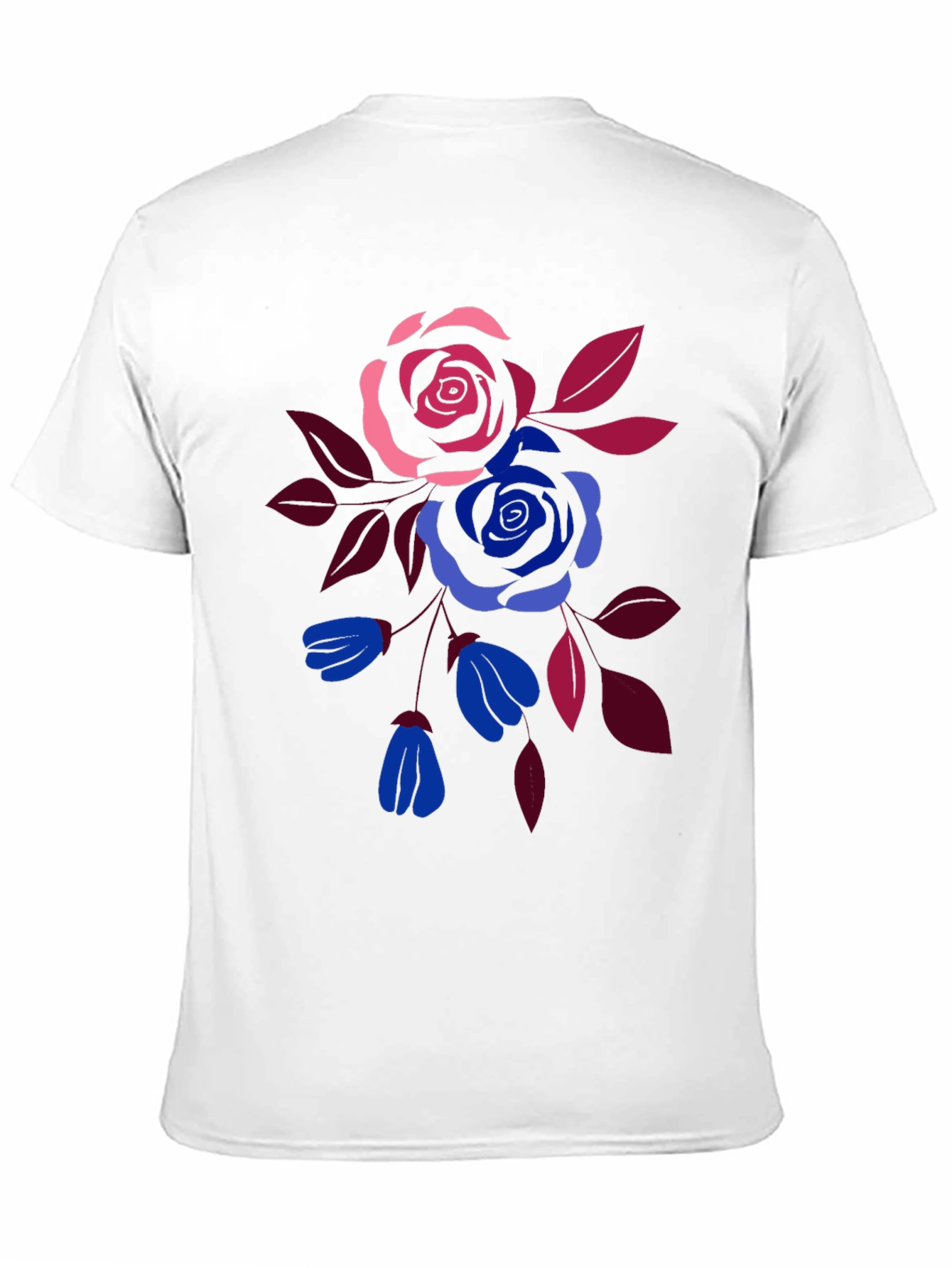 Floral Print Crew Neck T-Shirt