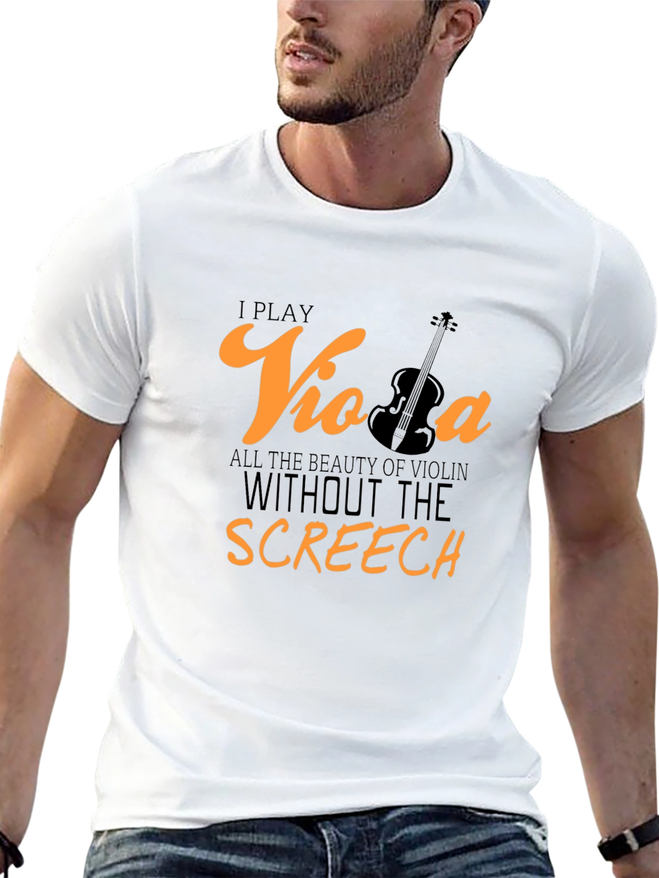 Viola Player T-Shirt: Beauty Without the Screech