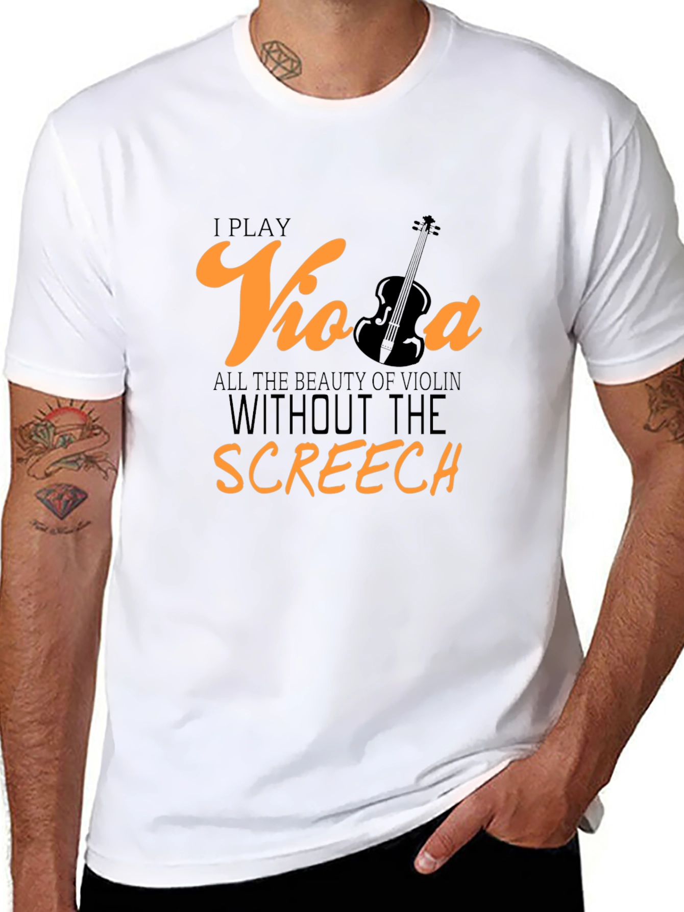 Viola Player T-Shirt: Beauty Without the Screech