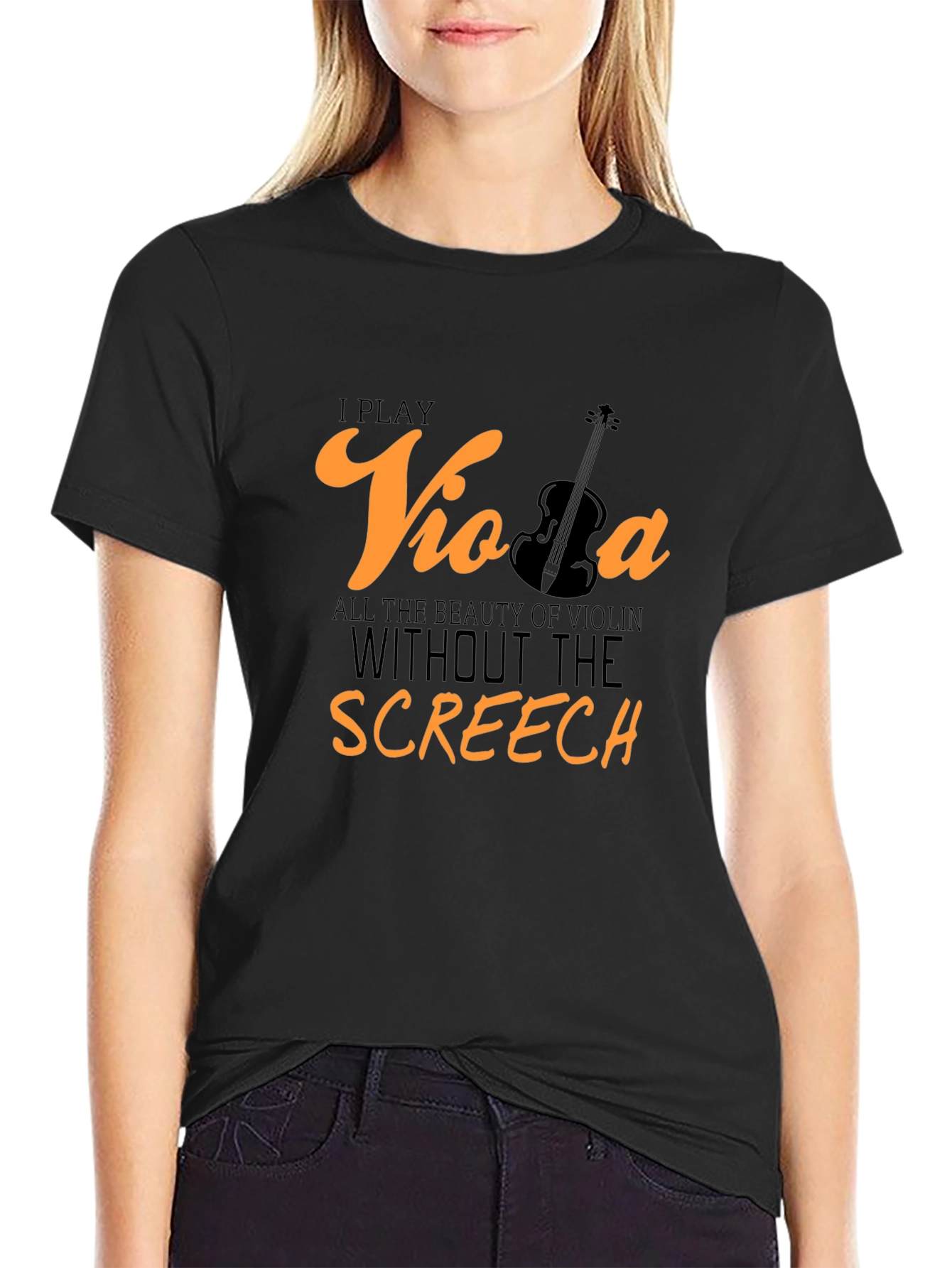 Viola Player T-Shirt: Beauty Without the Screech