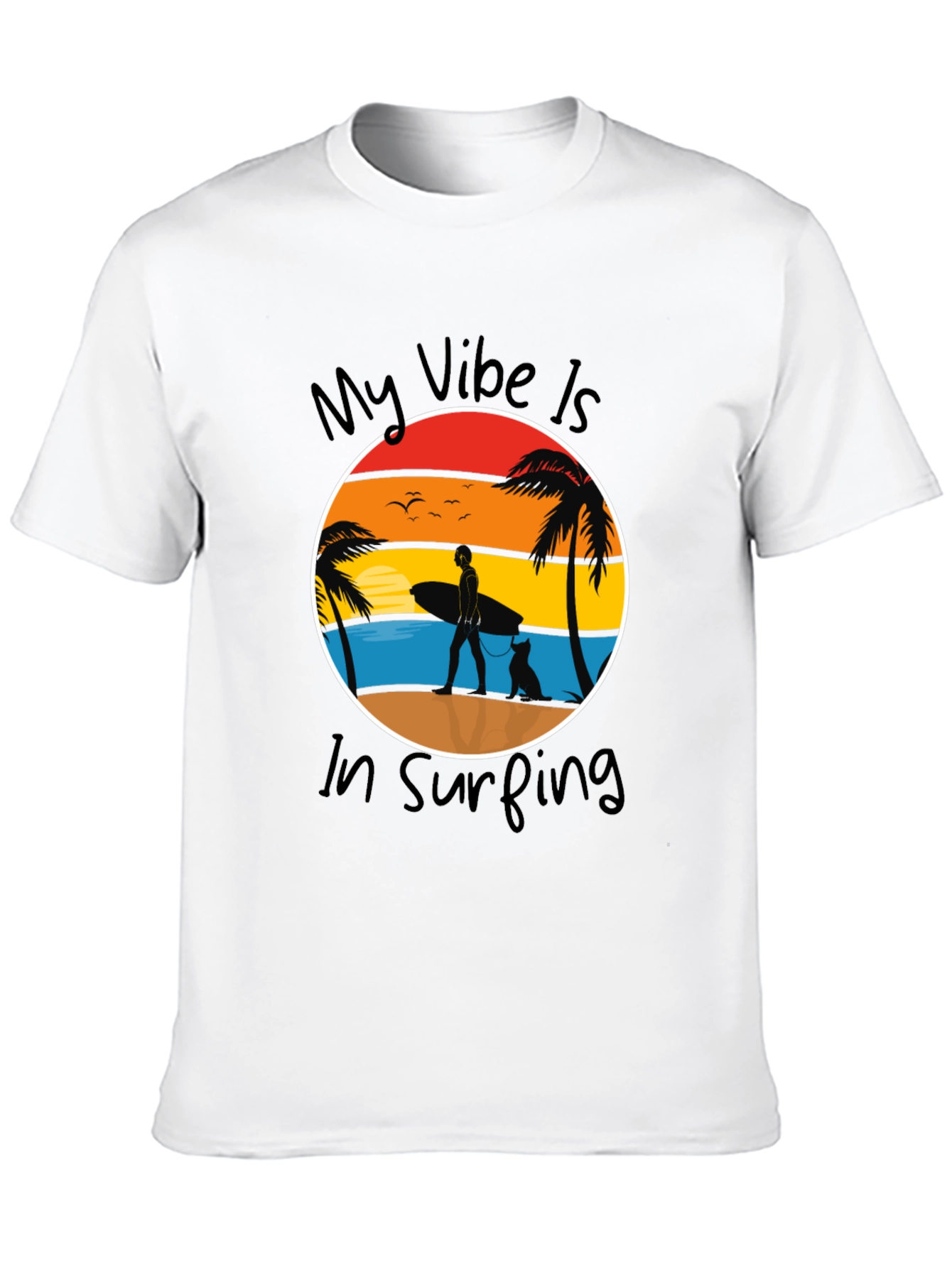 Surfing Vibe Graphic Tee