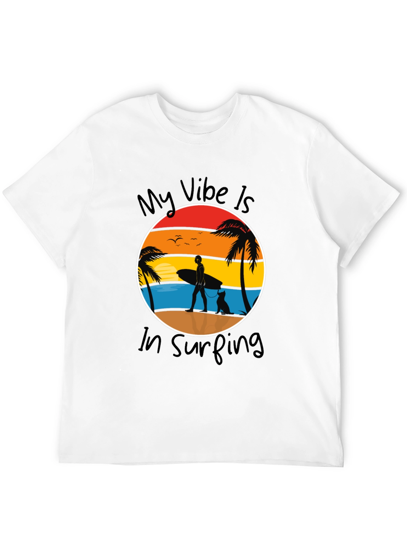 Surfing Vibe Graphic Tee