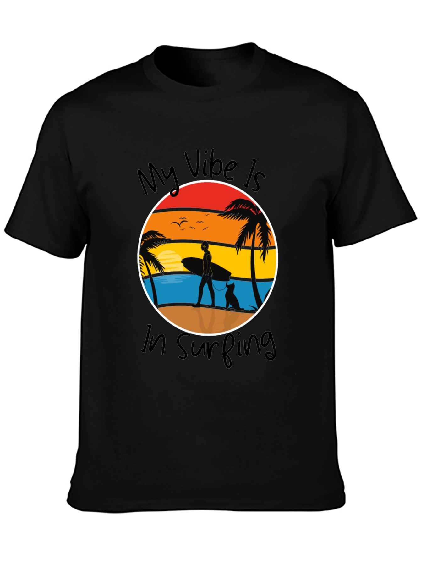 Surfing Vibe Graphic Tee