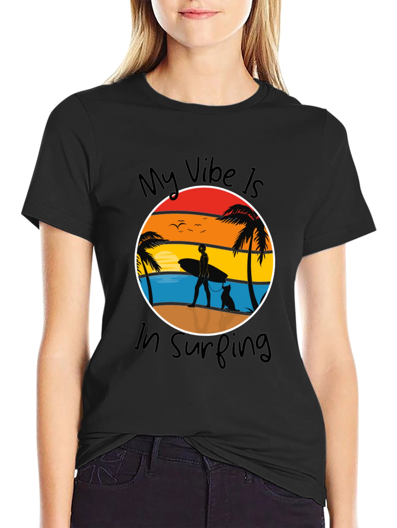 Surfing Vibe Graphic Tee
