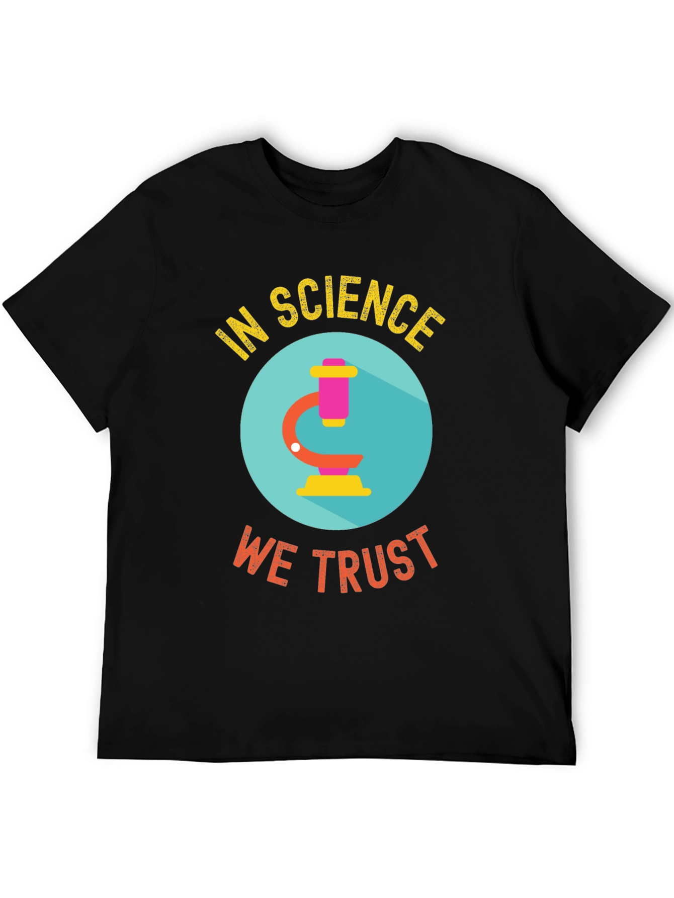 In Science We Trust Black T-Shirt