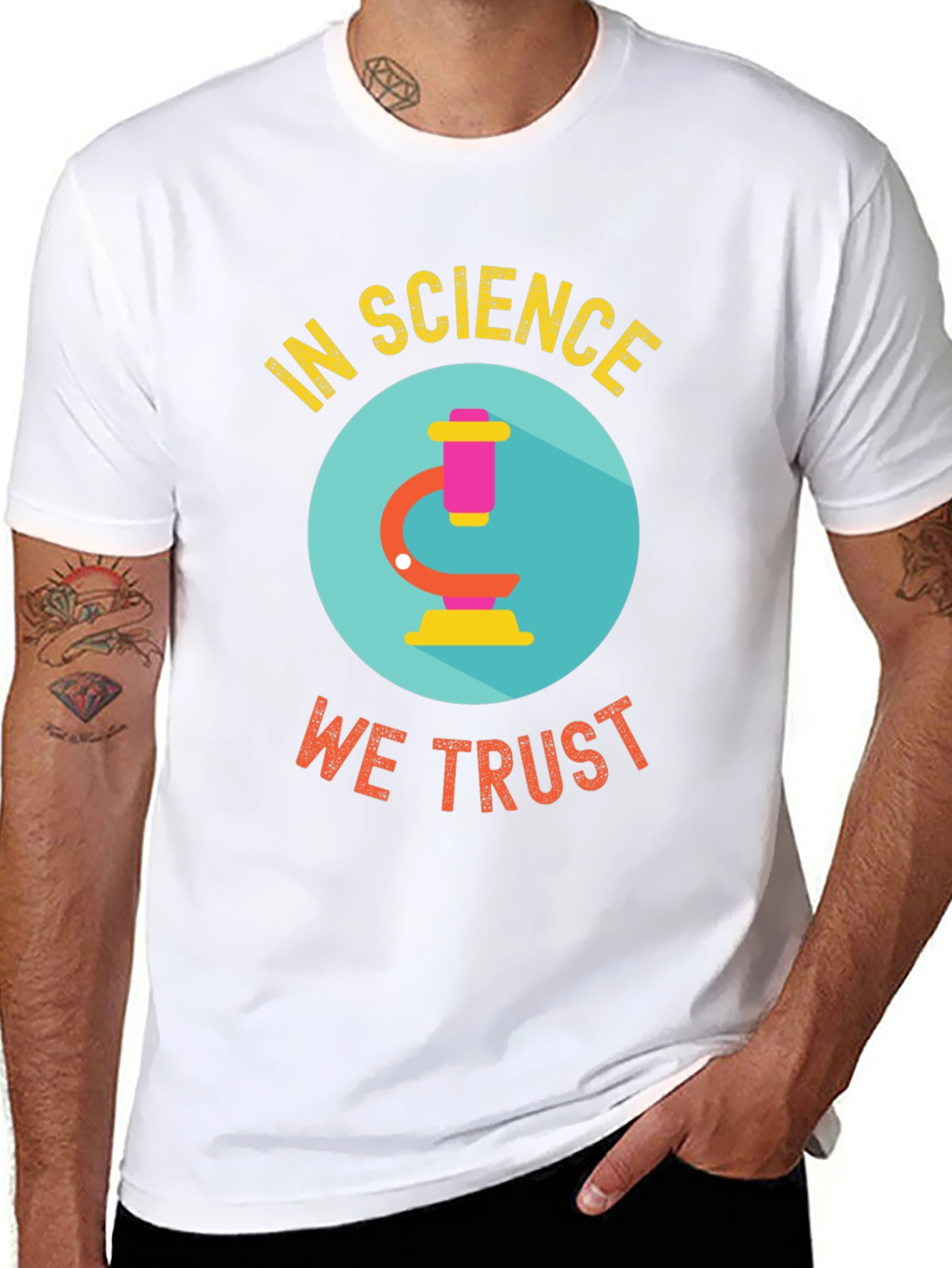 In Science We Trust Black T-Shirt