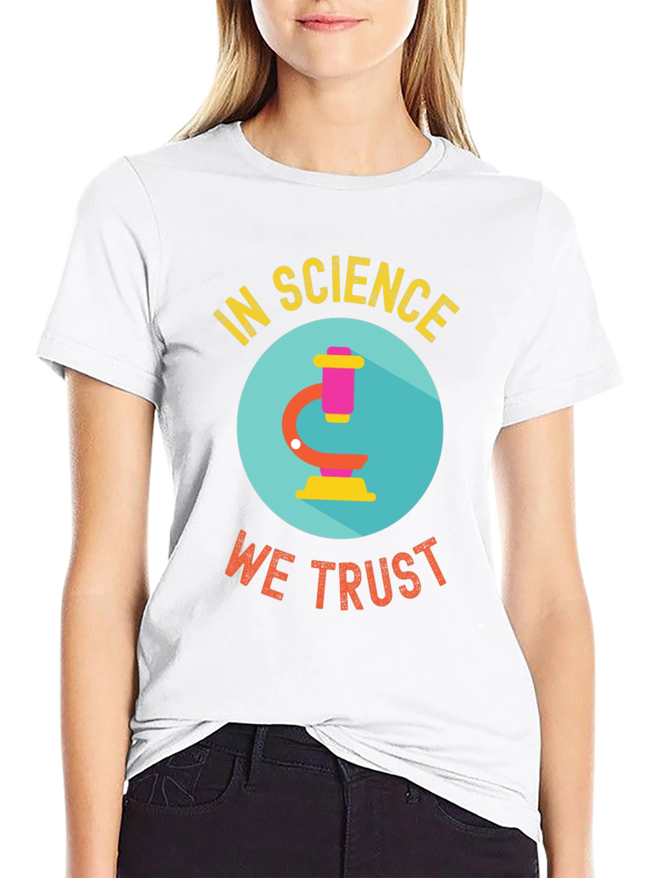 In Science We Trust Black T-Shirt