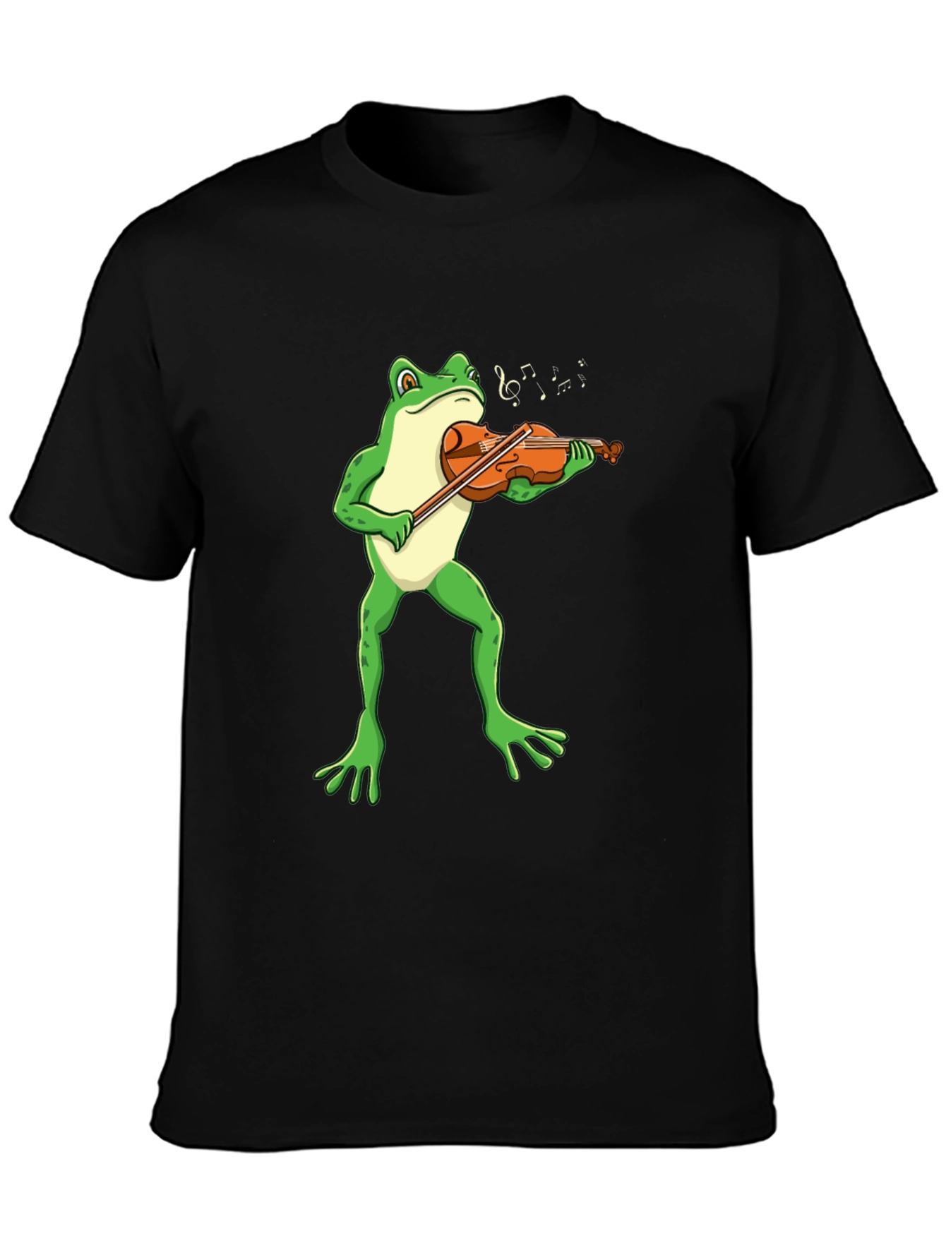 Frog Violinist T-Shirt - Funny Music Tee