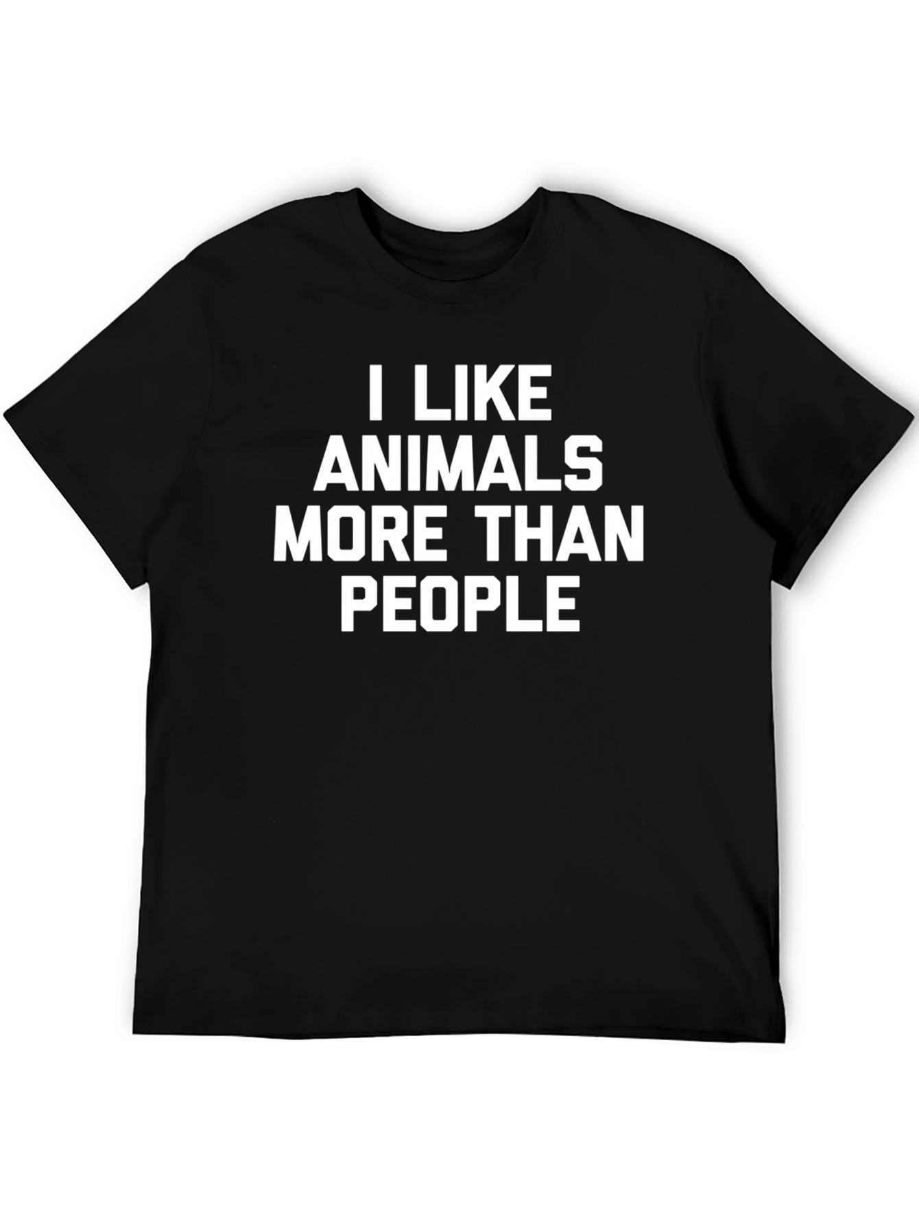 I Like Animals More Than People T-Shirt