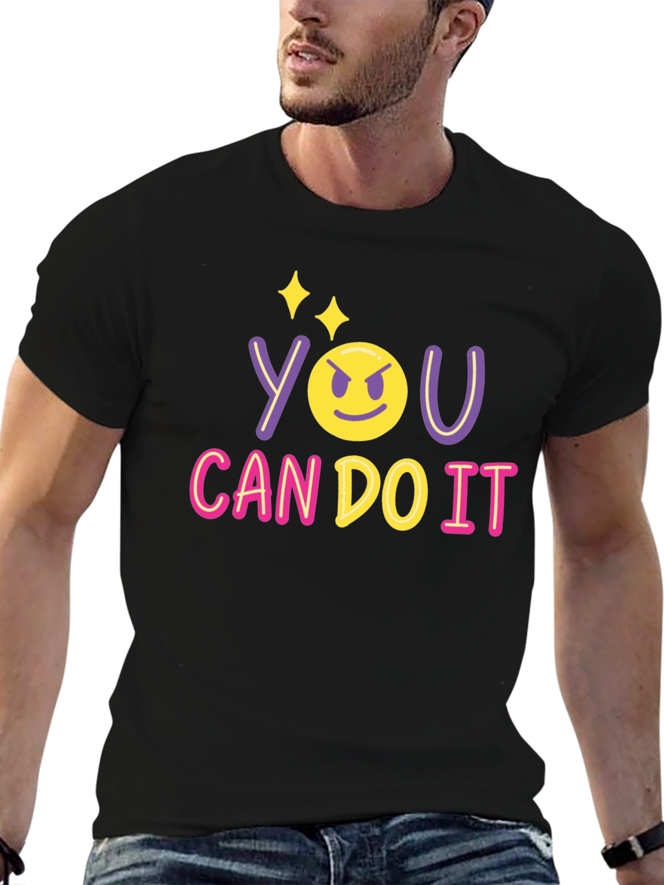 Motivational You Can Do It Graphic Tee