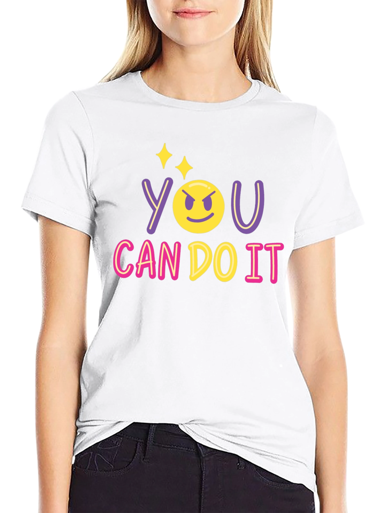Motivational You Can Do It Graphic Tee