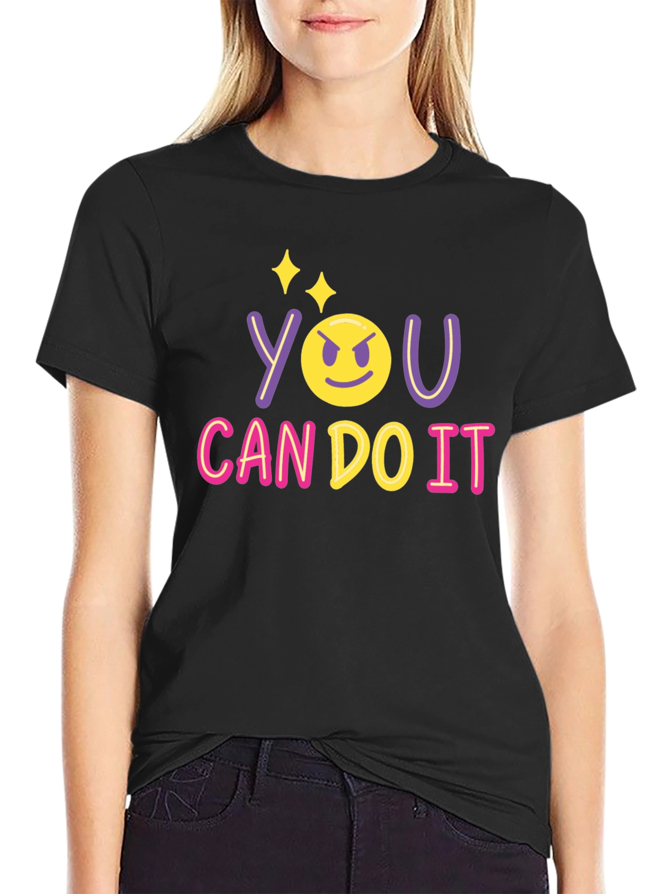 Motivational You Can Do It Graphic Tee