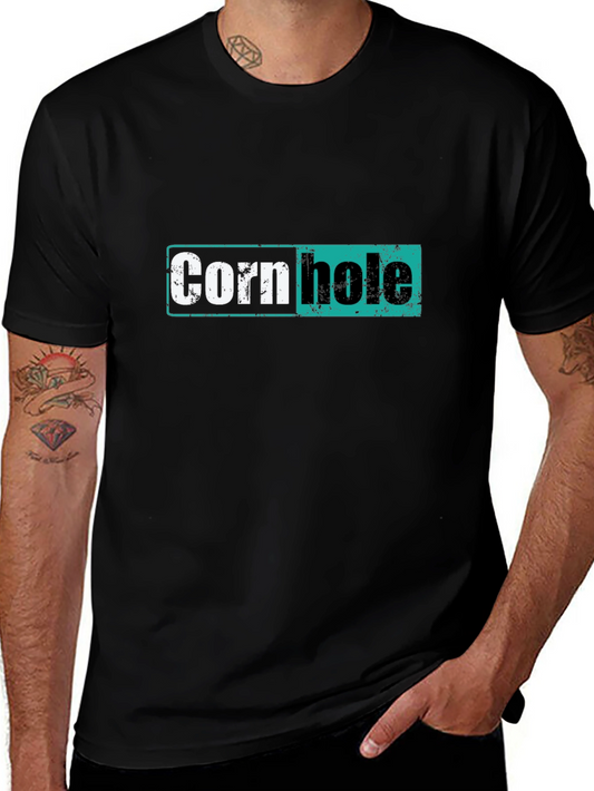 Cornhole T-Shirt - Graphic Tee for Bean Bag Toss Games