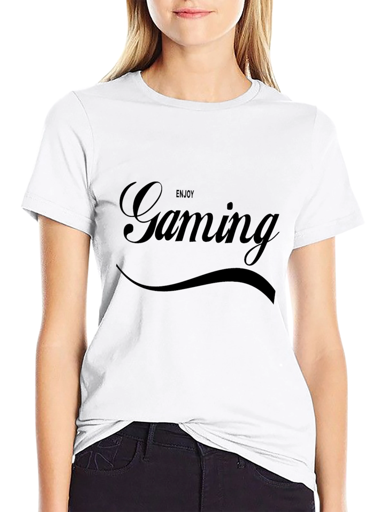Enjoy Gaming T-Shirt - Classic Black Tee