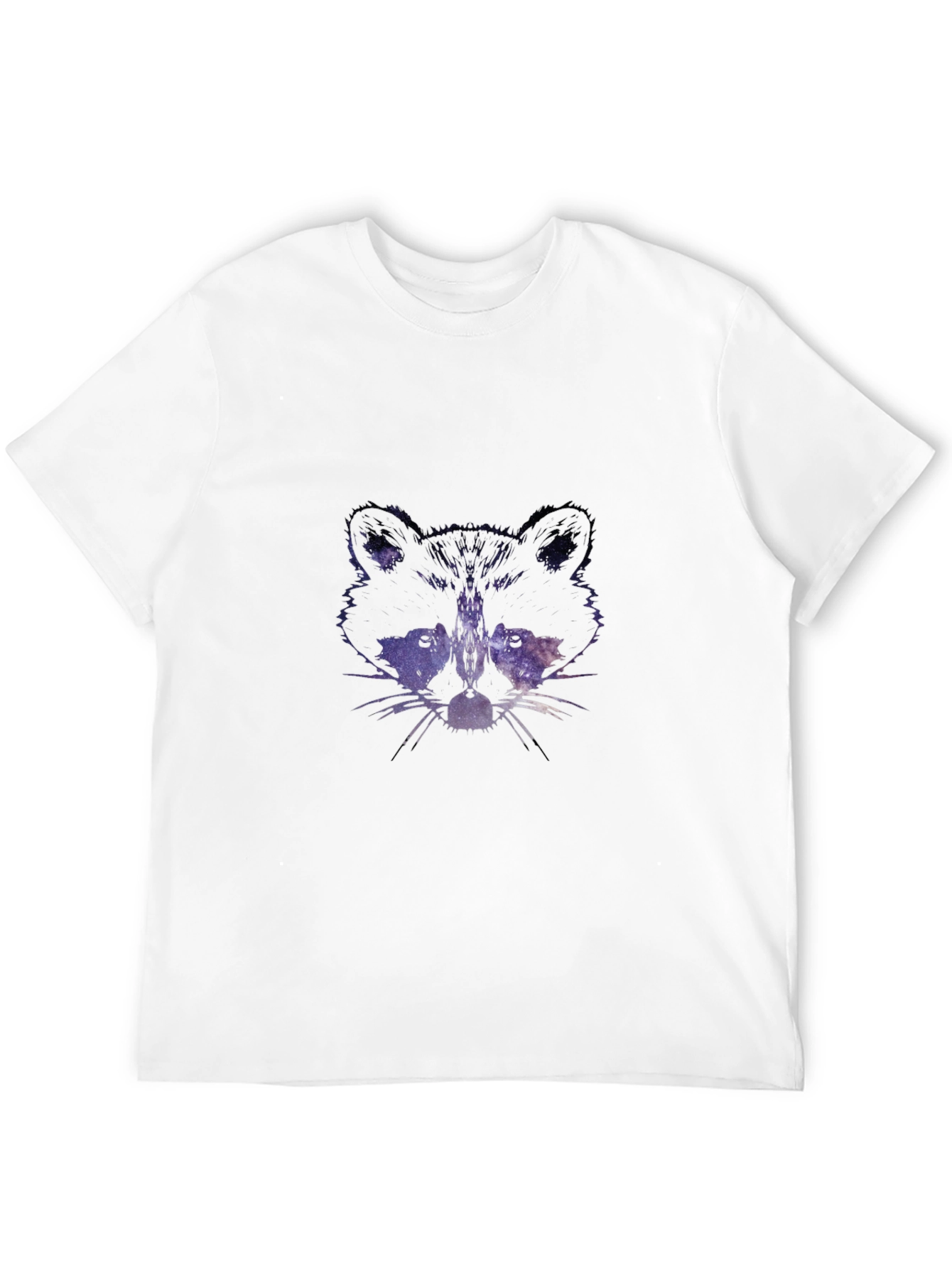 Galaxy Raccoon Graphic Tee - Black T-Shirt