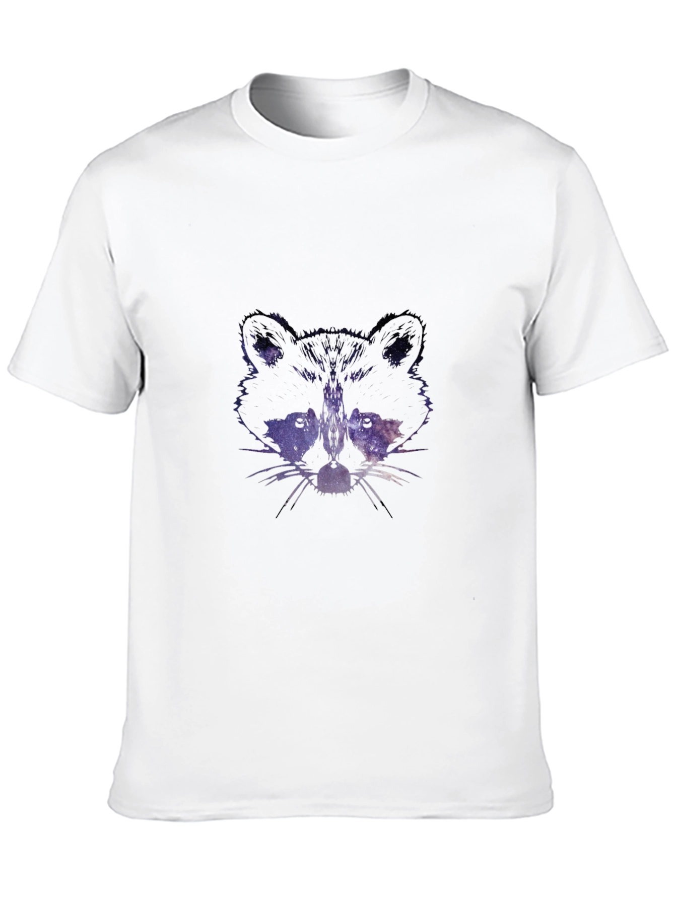 Galaxy Raccoon Graphic Tee - Black T-Shirt