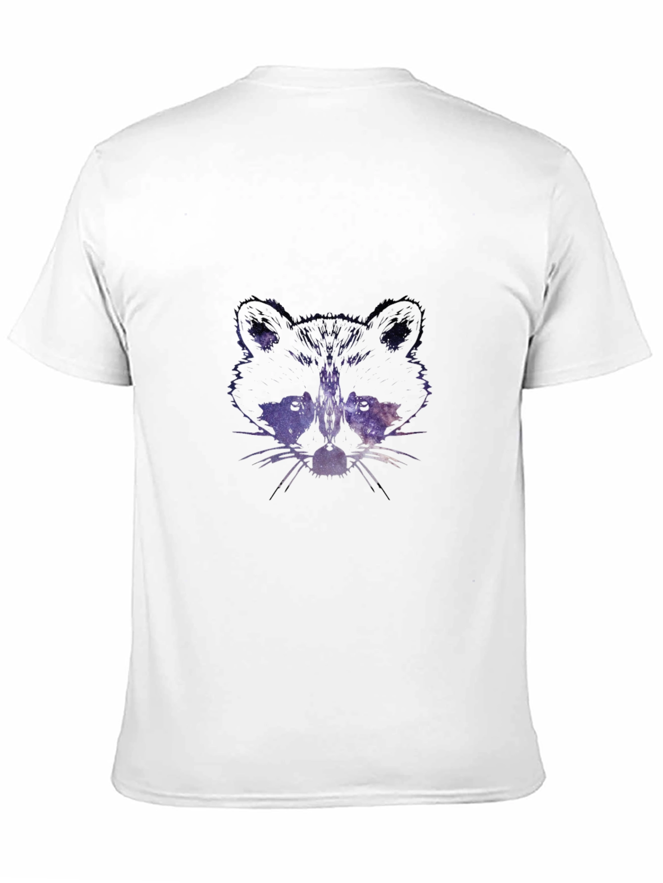 Galaxy Raccoon Graphic Tee - Black T-Shirt