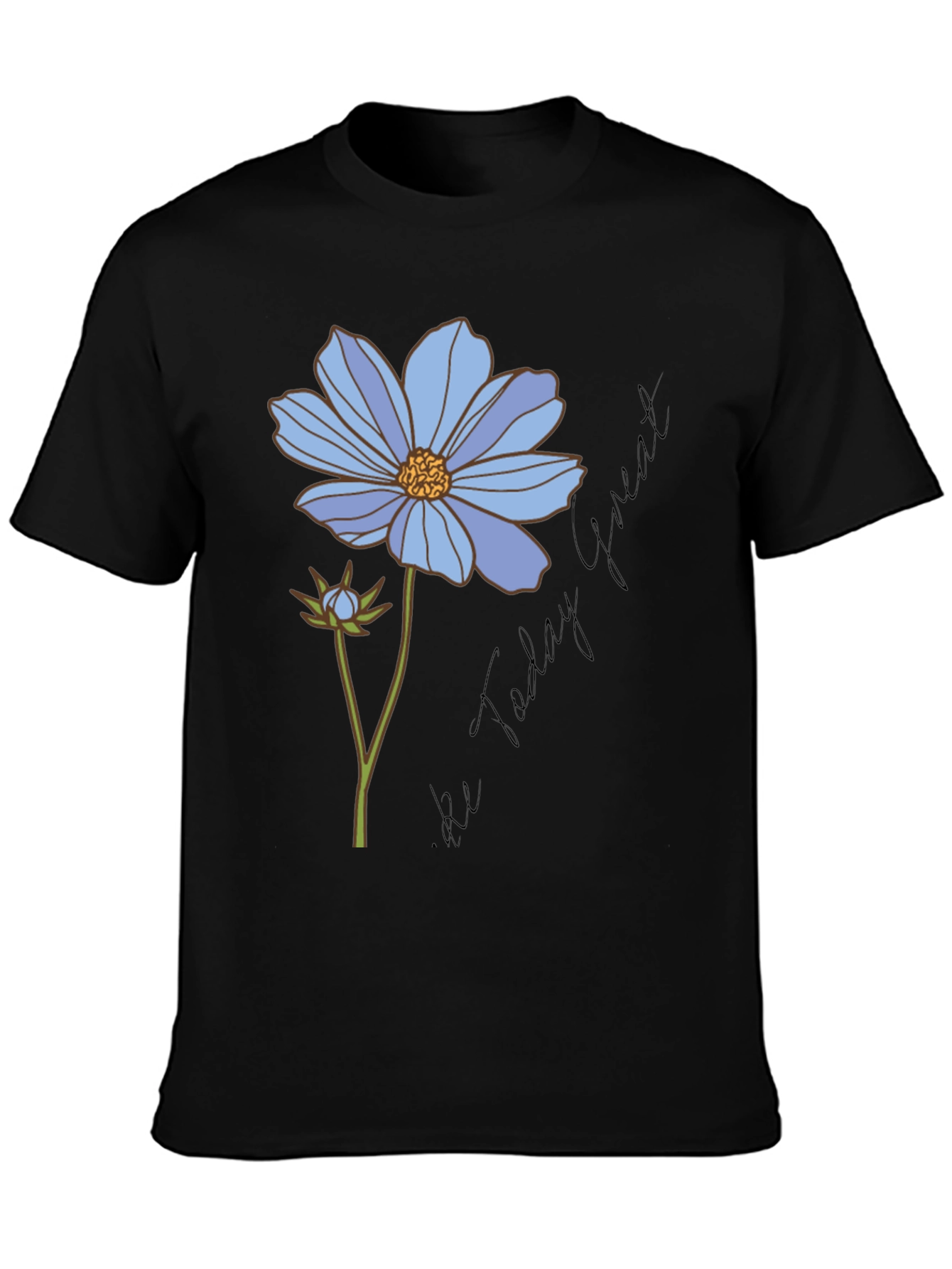 Floral Graphic T-Shirt - Be Today Great