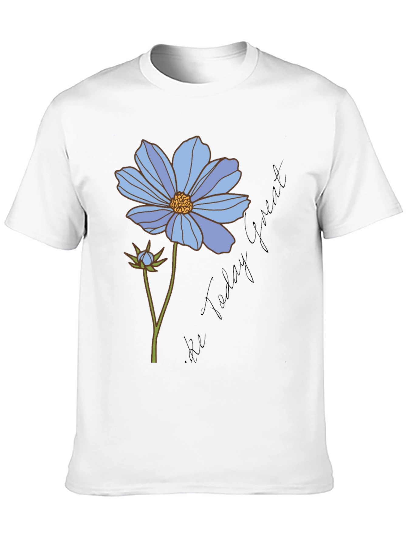 Floral Graphic T-Shirt - Be Today Great